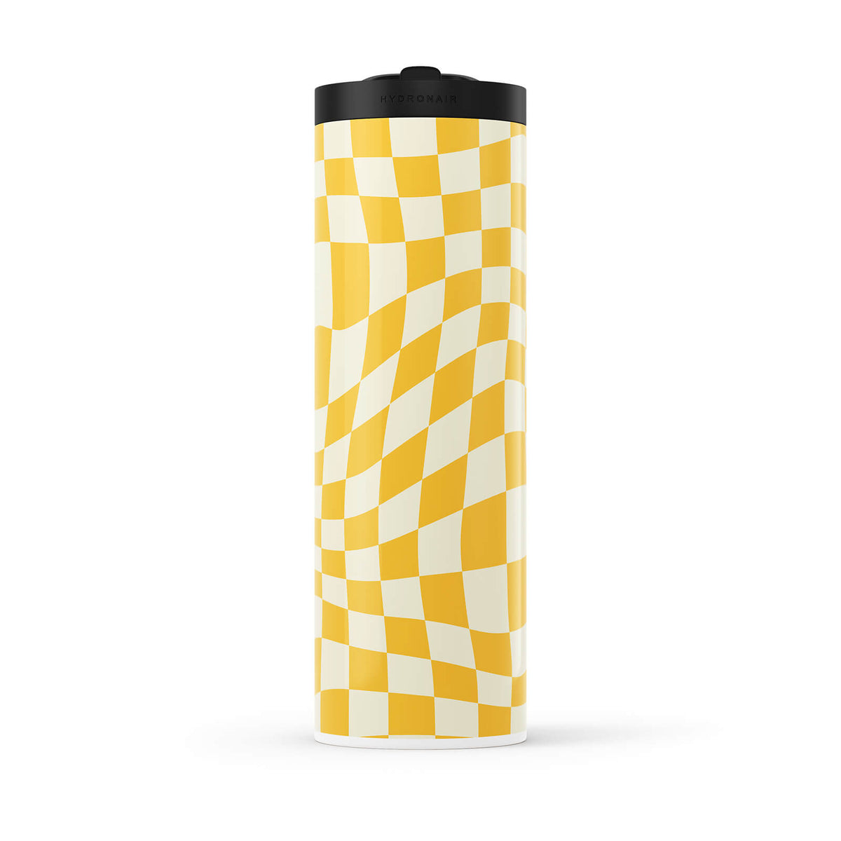 Hydronair 560ml Yellow Checkered Water Bottle