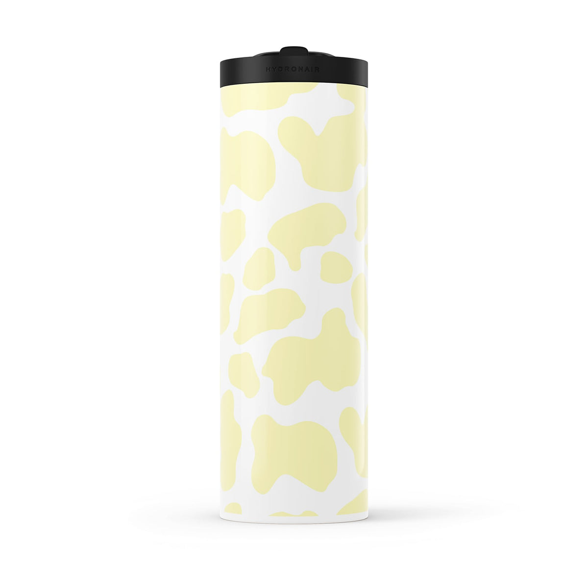 Hydronair 560ml Yellow Cow Print Water Bottle