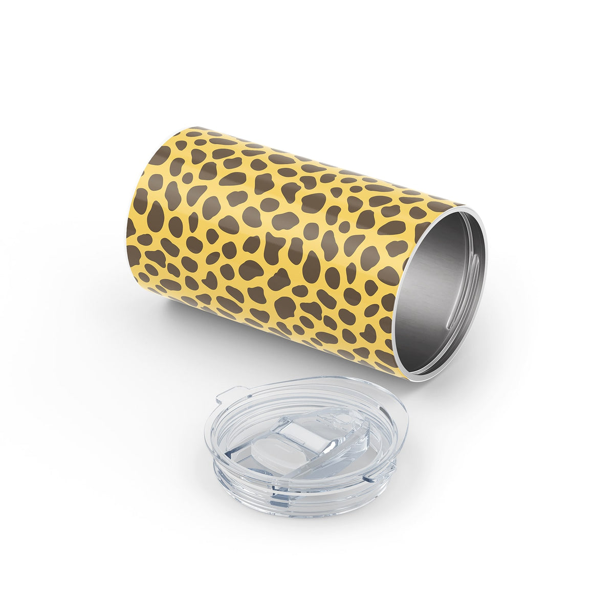 Leopard Print Metal 12oz Tumbler