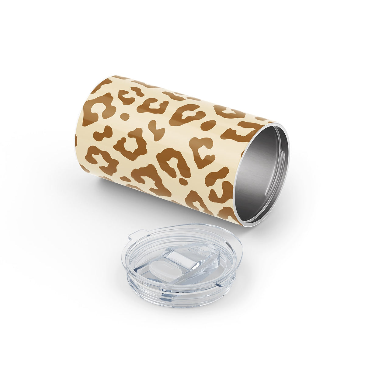 Leopard Print Metal 12oz Tumbler