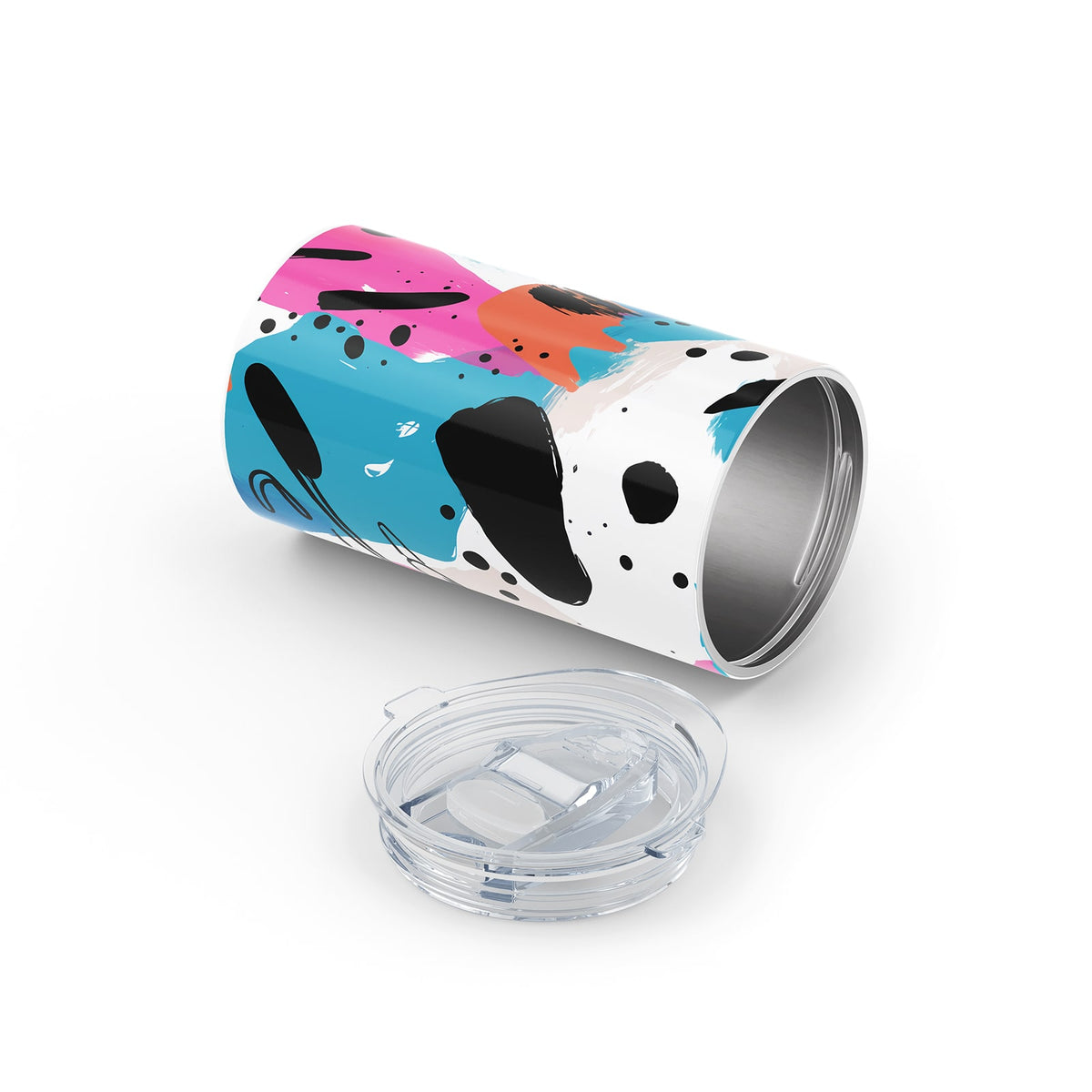 Light Blue Abstract 340ml Reusable Cup By Hydronair 
