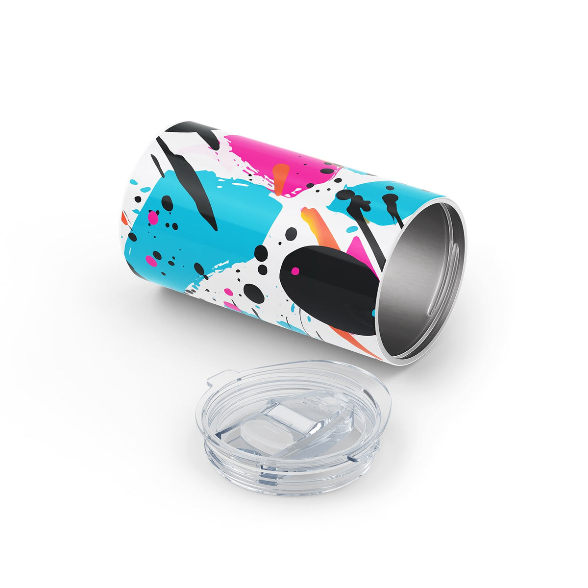 Light Blue Abstract 340ml Reusable Cup By Hydronair 