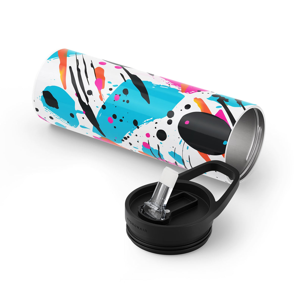 Light Blue Abstract 560ml Bottle By Hydronair