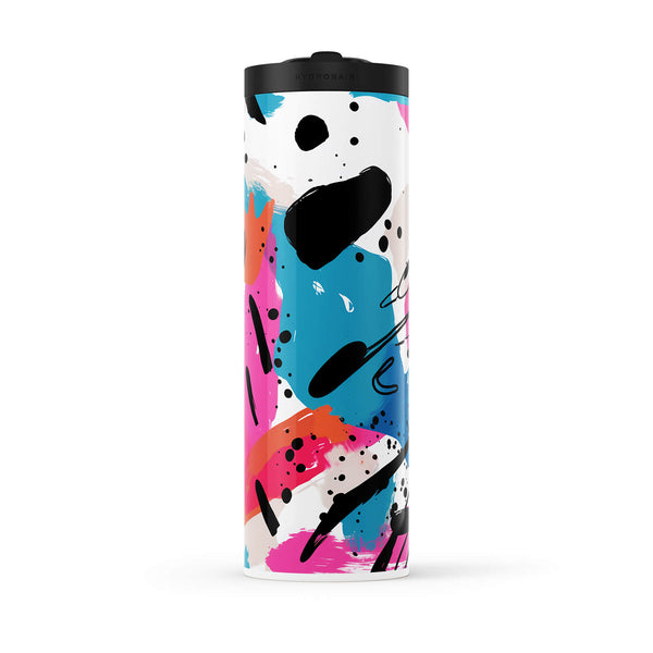 Light Blue Abstract 560ml Water Bottle By Hydronair
