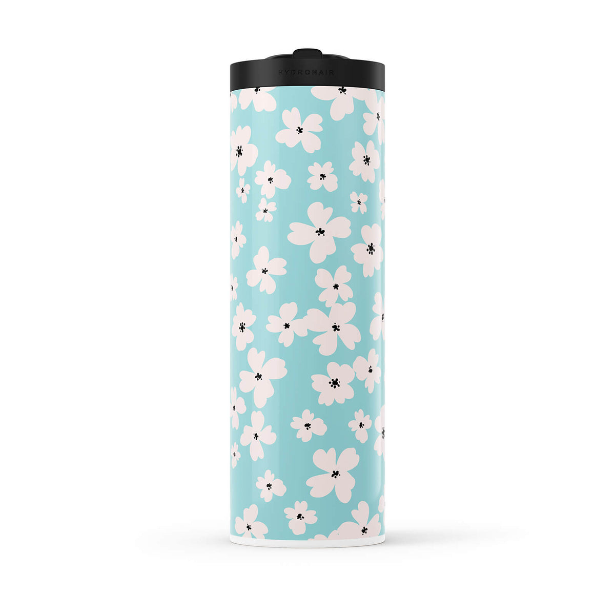 Light Blue Floral 560ml Water Bottle By Hydronair