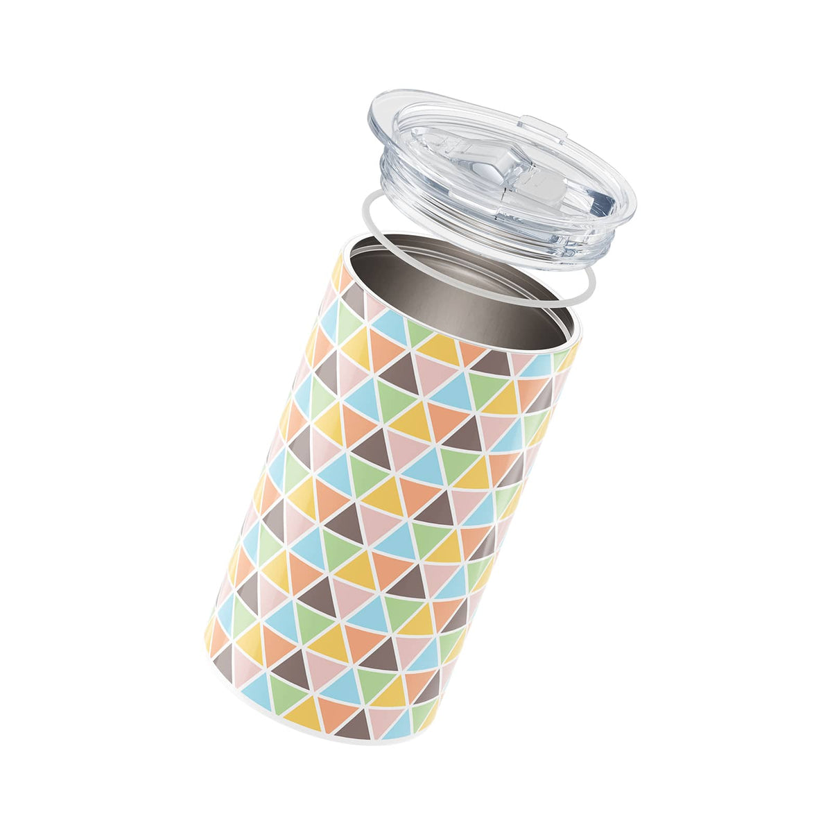 Light Blue Geometric 340ml Coffee Cup By Hydronair 