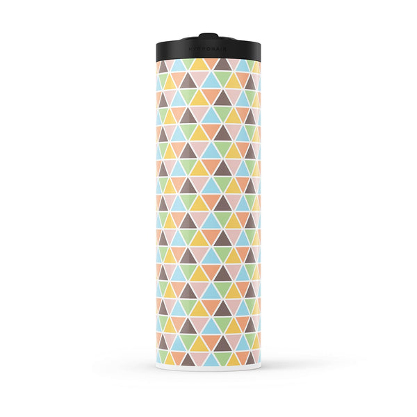 Light Blue Geometric 560ml Water Bottle By Hydronair