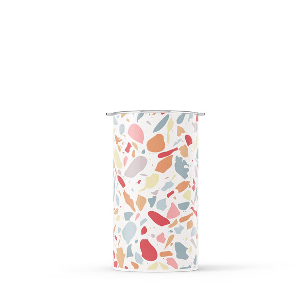 Light Blue Terrazzo 340ml Reusable Coffee Cup By Hydronair 