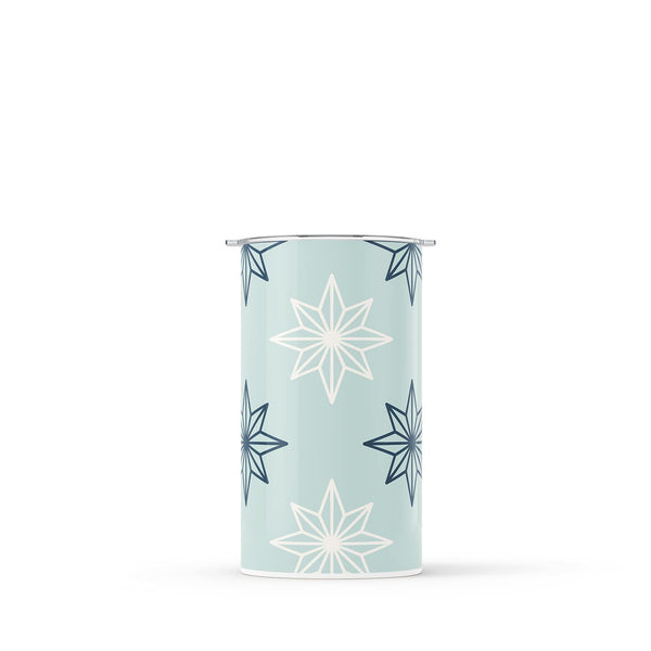 Light Blue Winter Double Walled 340ml Cup
