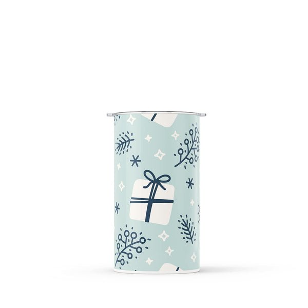 Light Blue Winter Double Walled 340ml Cup
