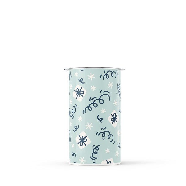 Light Blue Winter Double Walled 340ml Cup
