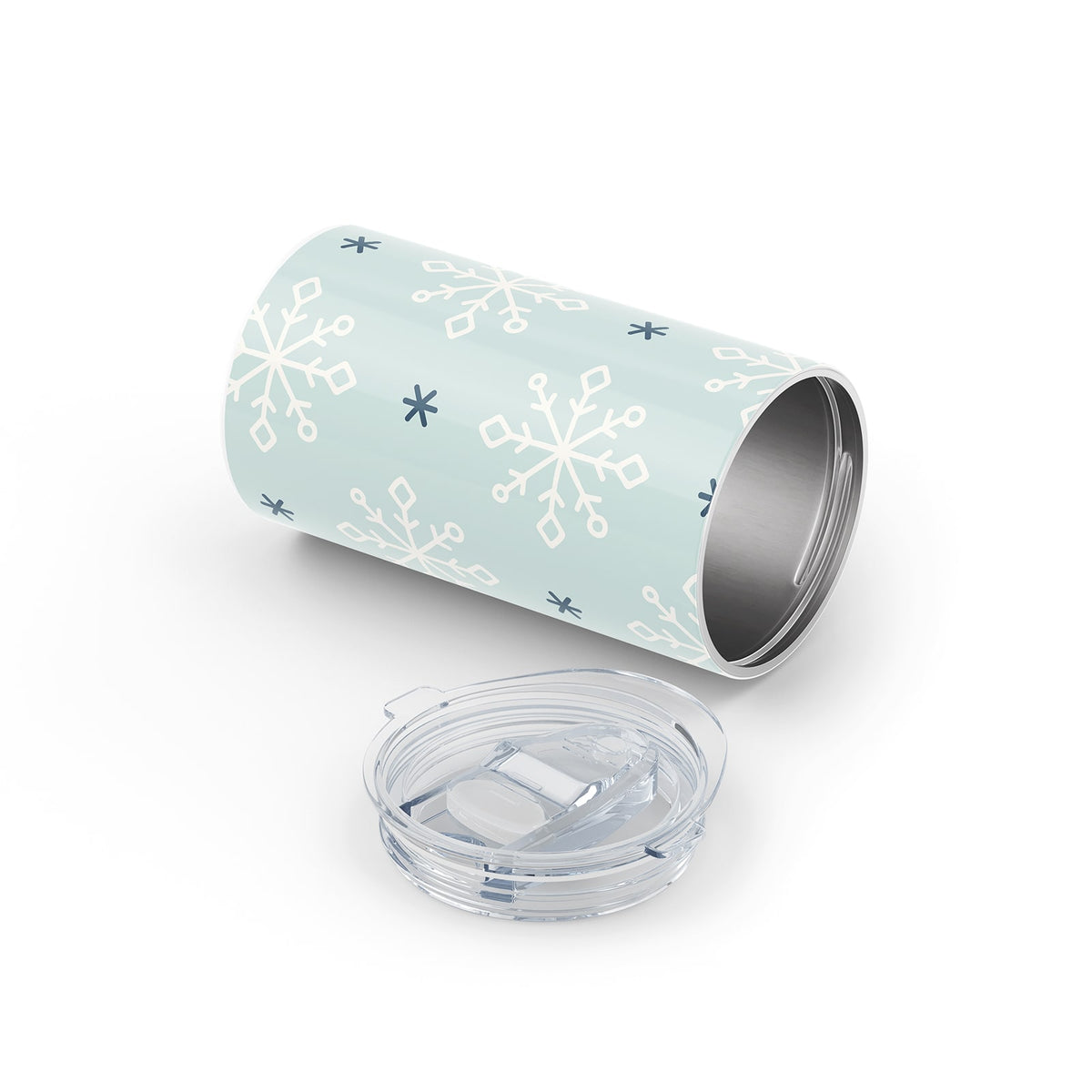 Light Blue Winter Metal 340ml Cup
