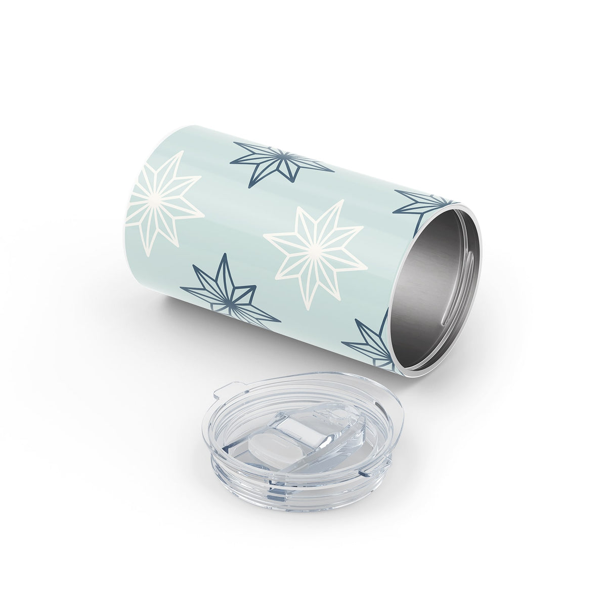 Light Blue Winter Metal 340ml Cup
