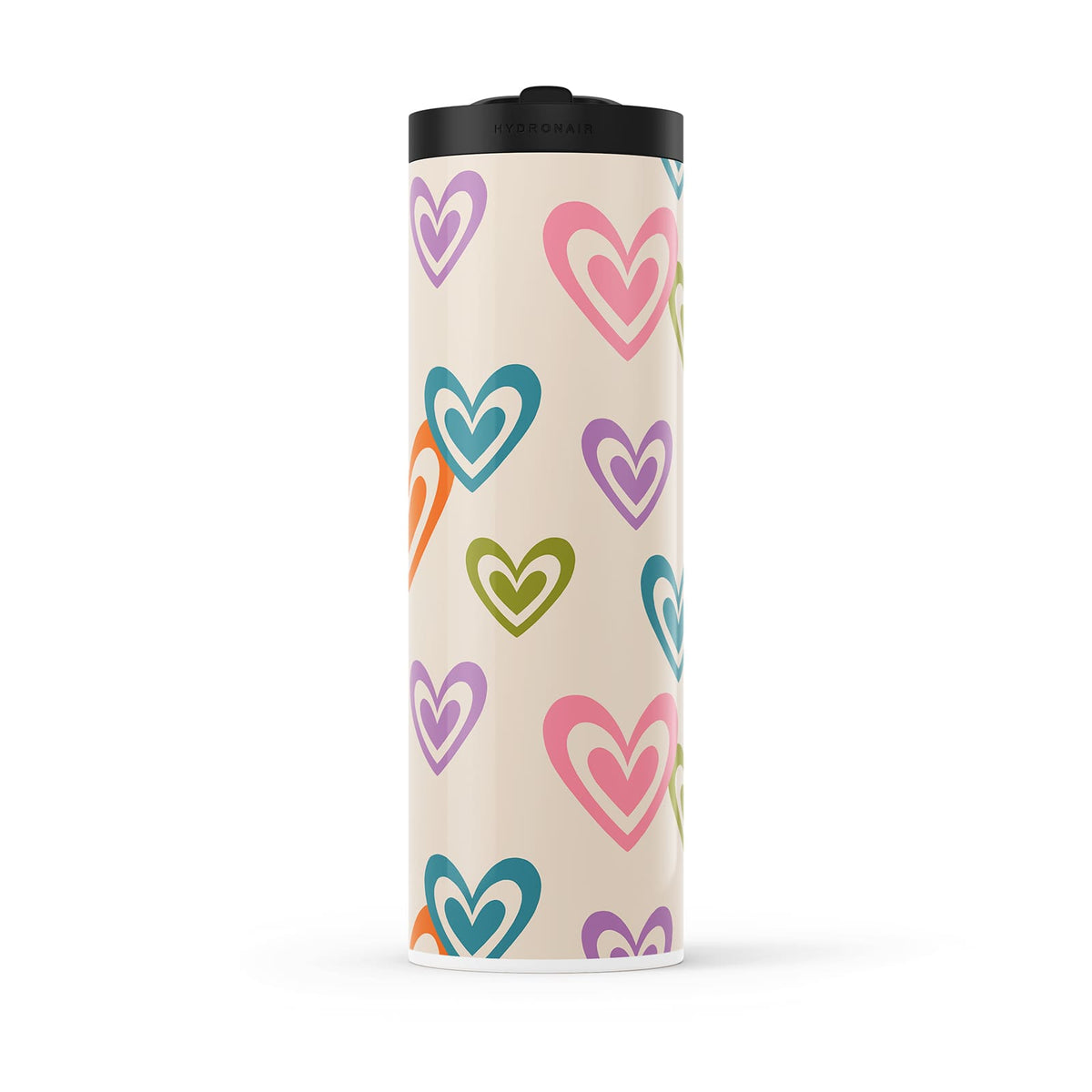 Light Cream Retro 560ml Water Bottle By Hydronair