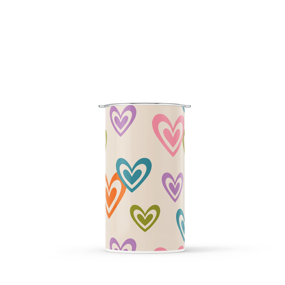 Light Cream Retro 340ml Reusable Coffee Cup By Hydronair 