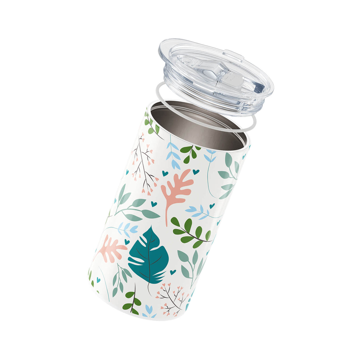 Light Green Floral 340ml Coffee Cup By Hydronair 