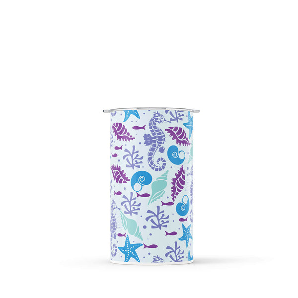 Light Green Nautical 340ml Reusable Coffee Cup By Hydronair 