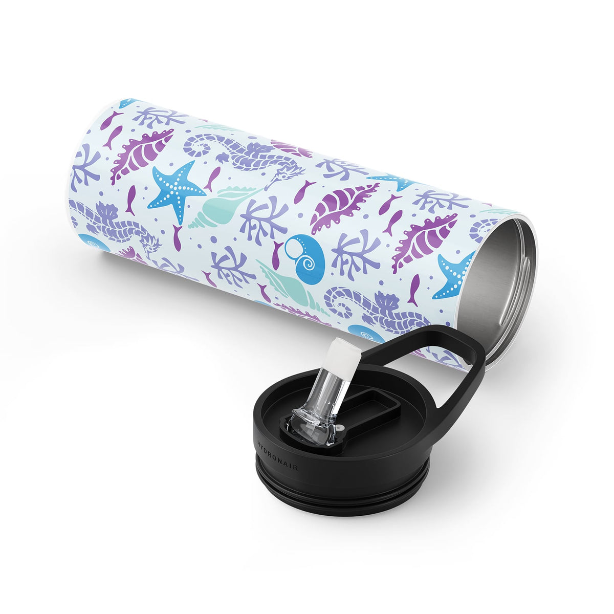 Light Green Nautical 560ml Reusable Bottle By Hydronair