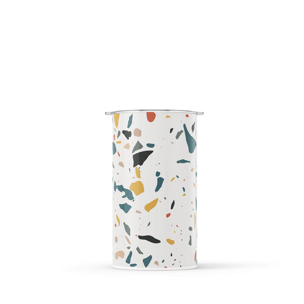 Light Grey Terrazzo 340ml Reusable Coffee Cup By Hydronair 