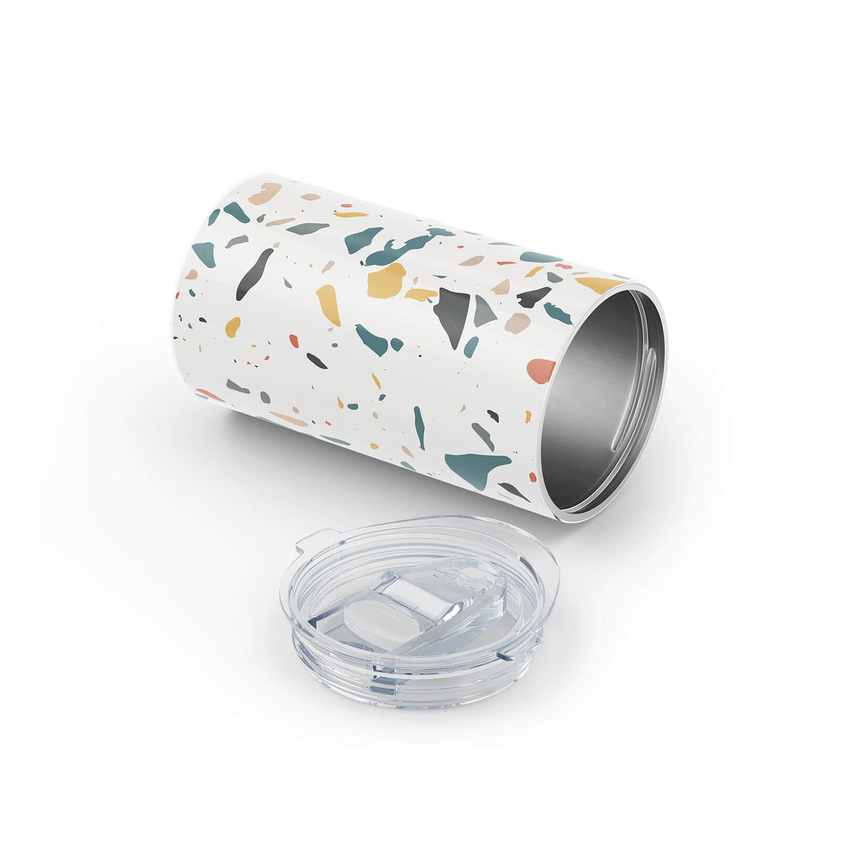 Light Grey Terrazzo 340ml Reusable Cup By Hydronair 
