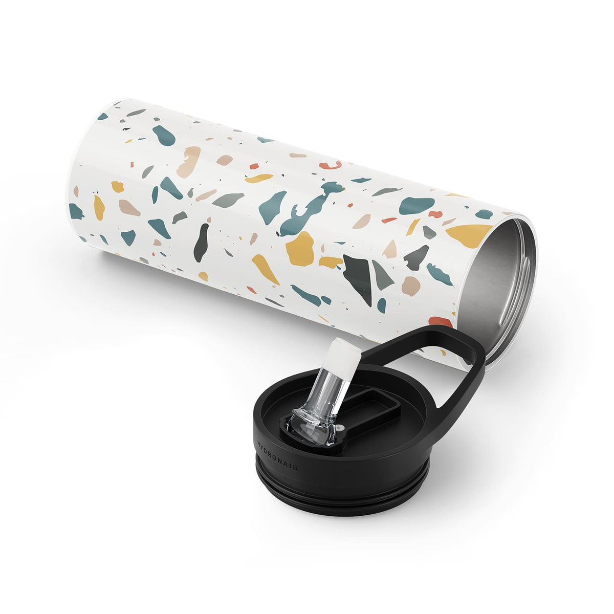 Light Grey Terrazzo 560ml Bottle By Hydronair