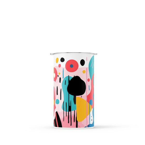 Light Pink Abstract 340ml Reusable Coffee Cup By Hydronair 