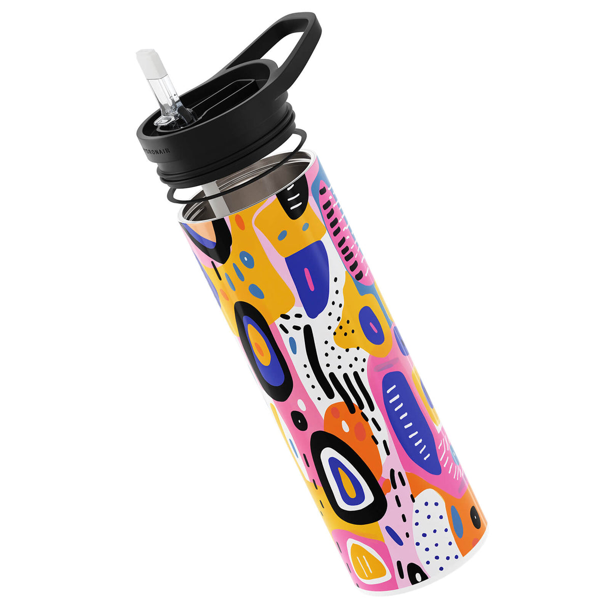 Light Pink Abstract 560ml Reusable Bottle By Hydronair