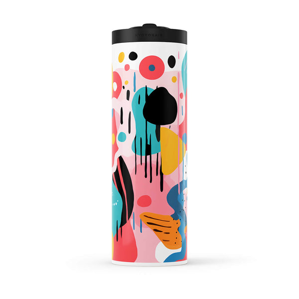 Light Pink Abstract 560ml Water Bottle By Hydronair
