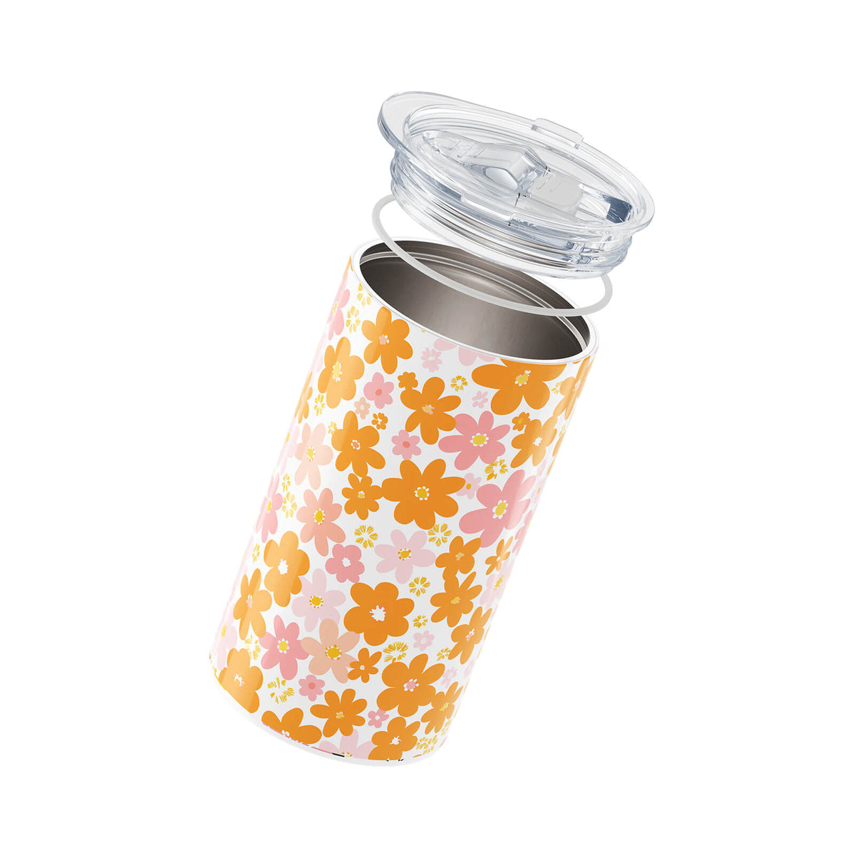 Light Pink Floral 340ml Coffee Cup By Hydronair 