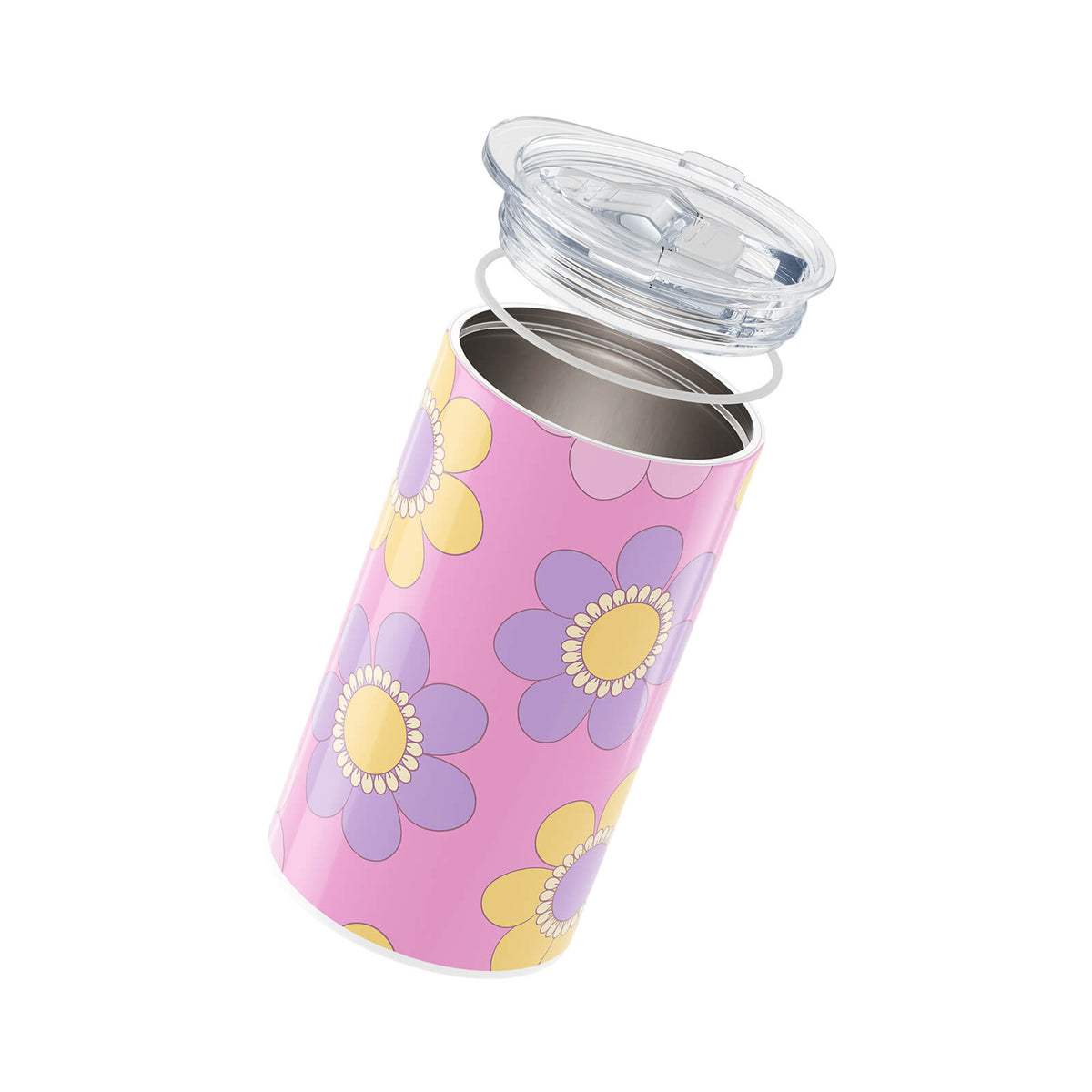 Light Pink Floral 340ml Coffee Cup By Hydronair