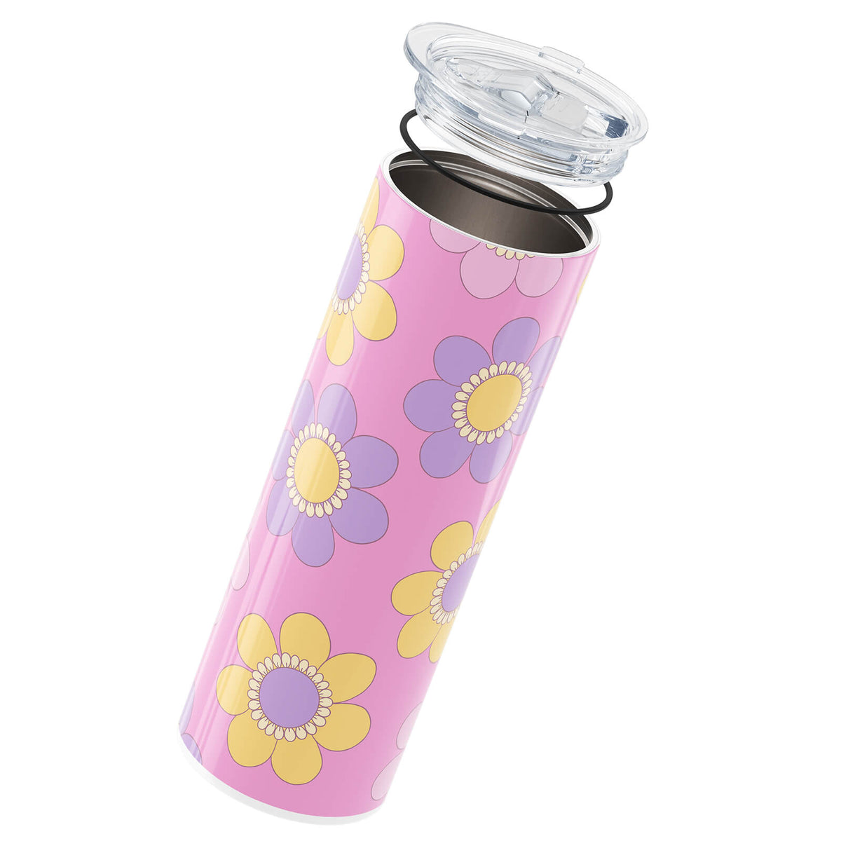 Light Pink Floral 560ml Cup By Hydronair 