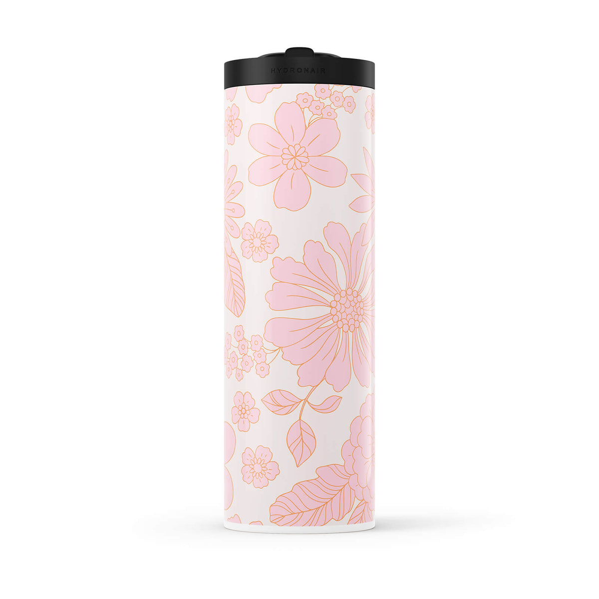 Light Pink Floral 560ml Water Bottle By Hydronair