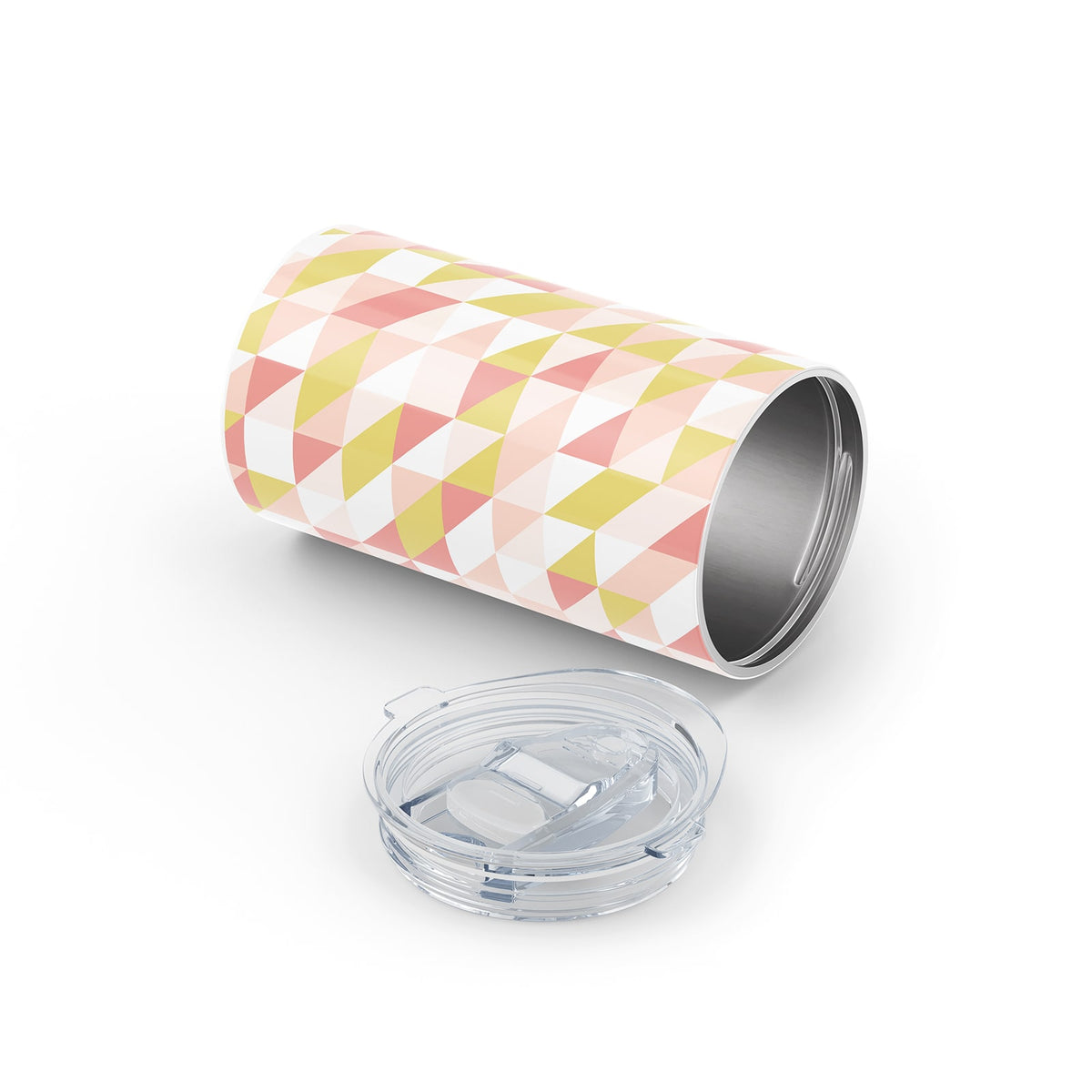 Light Pink Geometric 340ml Reusable Cup By Hydronair 