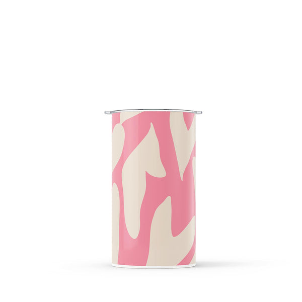 Light Pink Retro 340ml Reusable Coffee Cup By Hydronair 