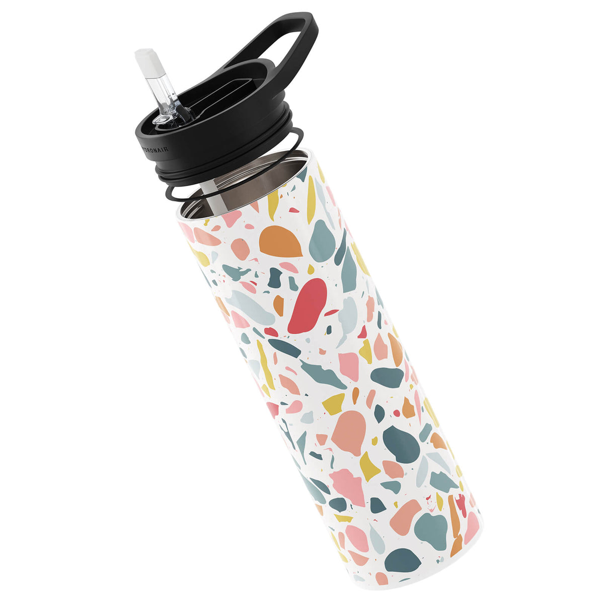 Light Pink Terrazzo 560ml Reusable Bottle By Hydronair