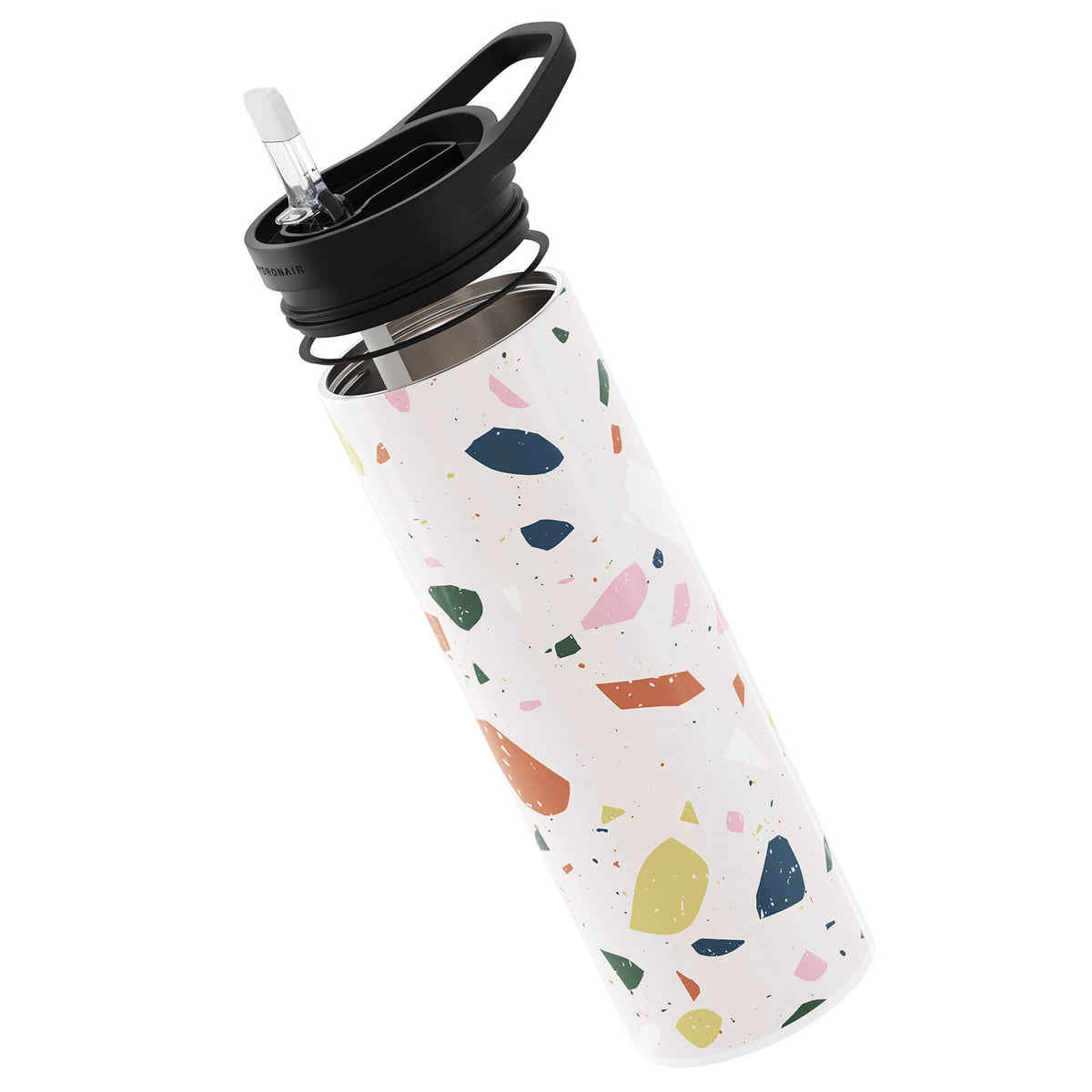 Light Pink Terrazzo 560ml Reusable Bottle By Hydronair