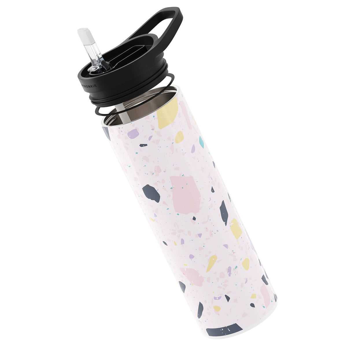 Light Pink Terrazzo 560ml Reusable Bottle By Hydronair