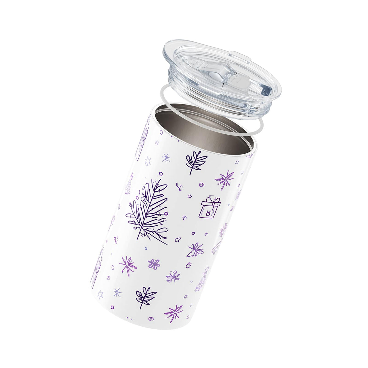 Light Purple Christmas 340ml Coffee Cup By Hydronair 