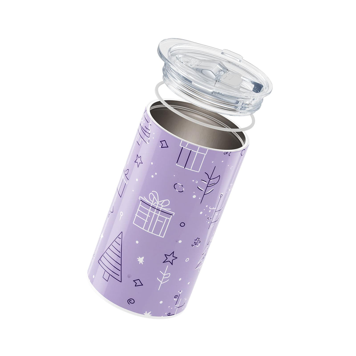 Light Purple Christmas 340ml Coffee Cup By Hydronair 