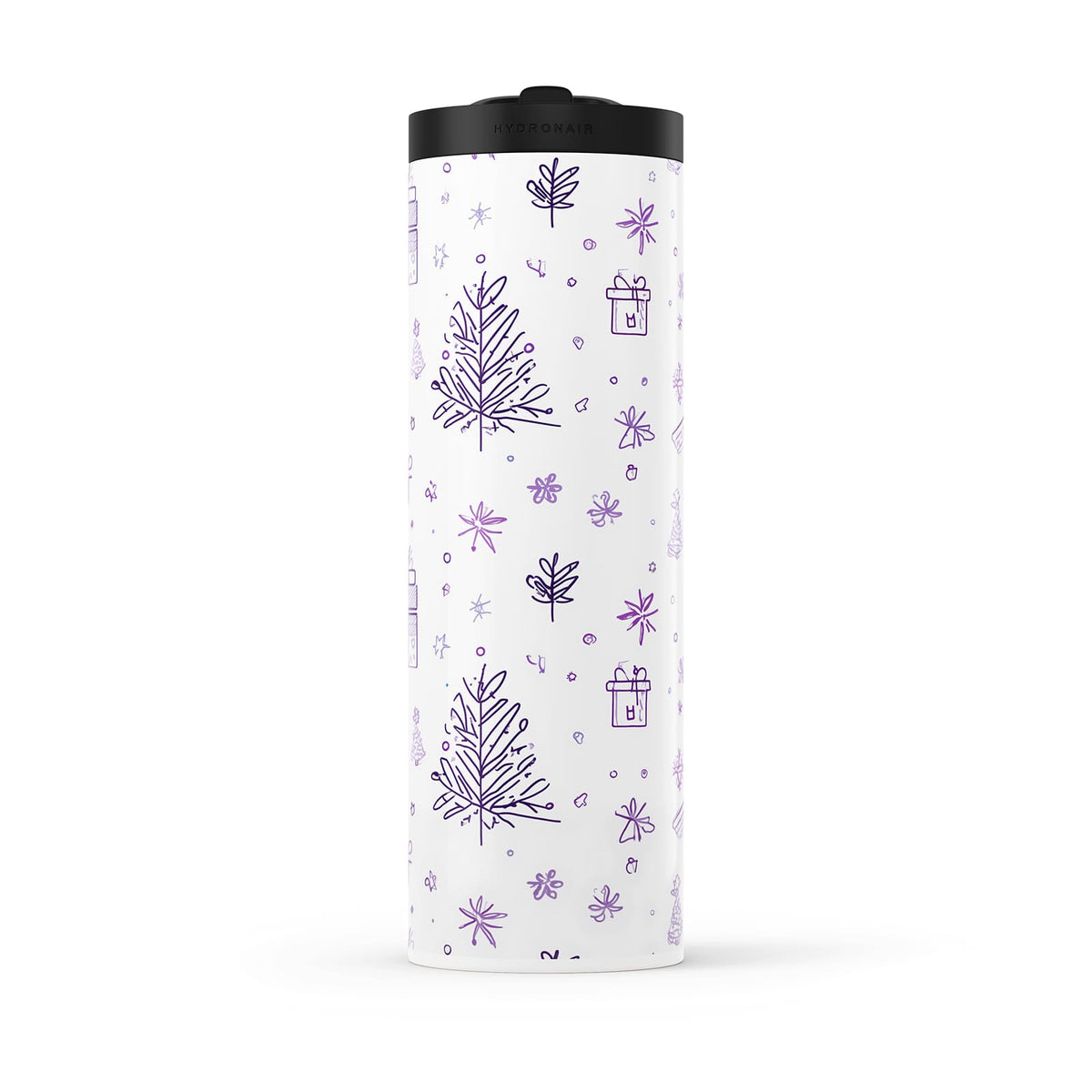 Light Purple Christmas 560ml Water Bottle By Hydronair