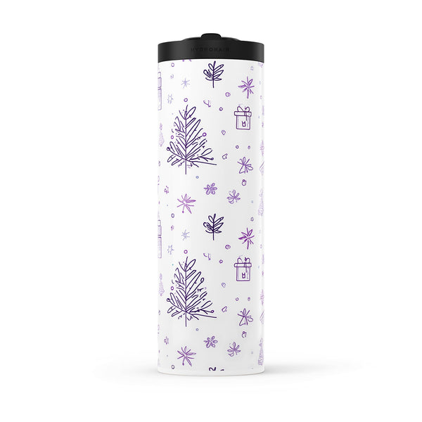 Light Purple Christmas 560ml Water Bottle By Hydronair