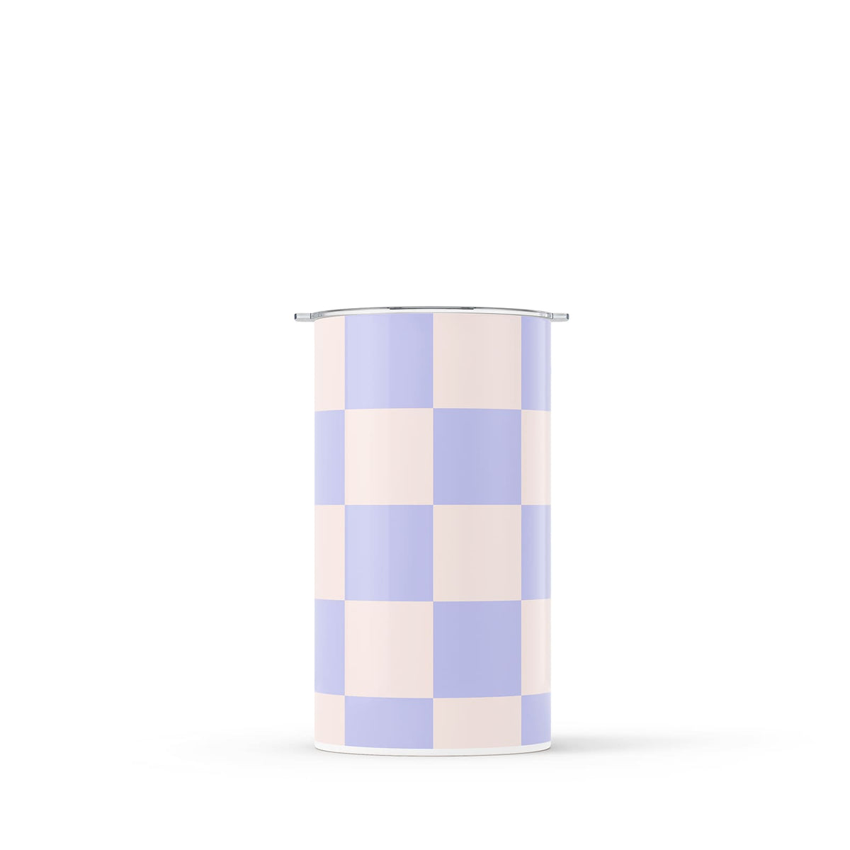 Lilac Checkered 340ml Reusable Coffee Cup By Hydronair 