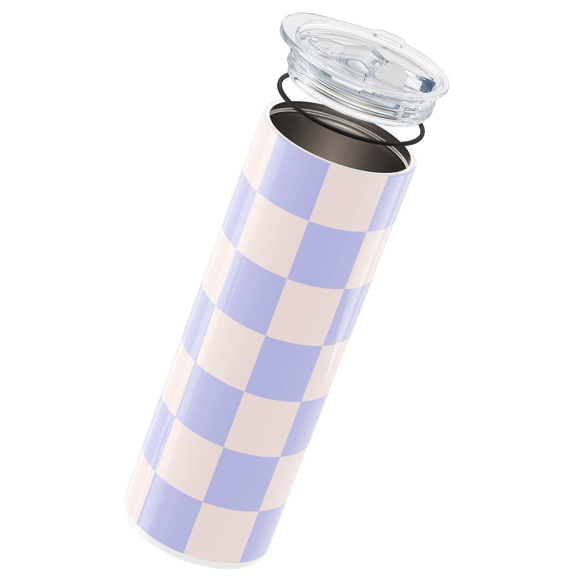 Lilac Checkered 560ml Cup By Hydronair 