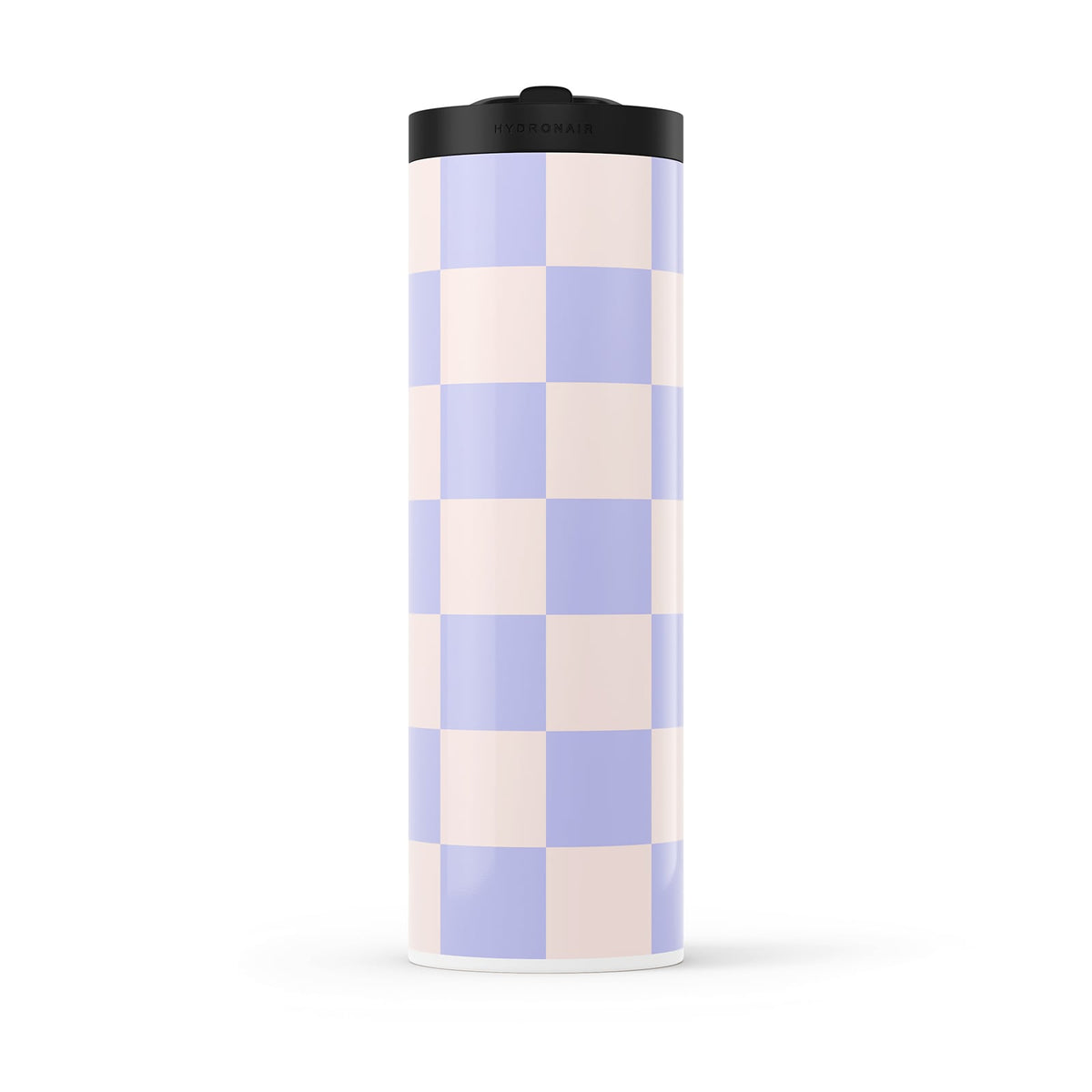 Lilac Checkered 560ml Water Bottle By Hydronair