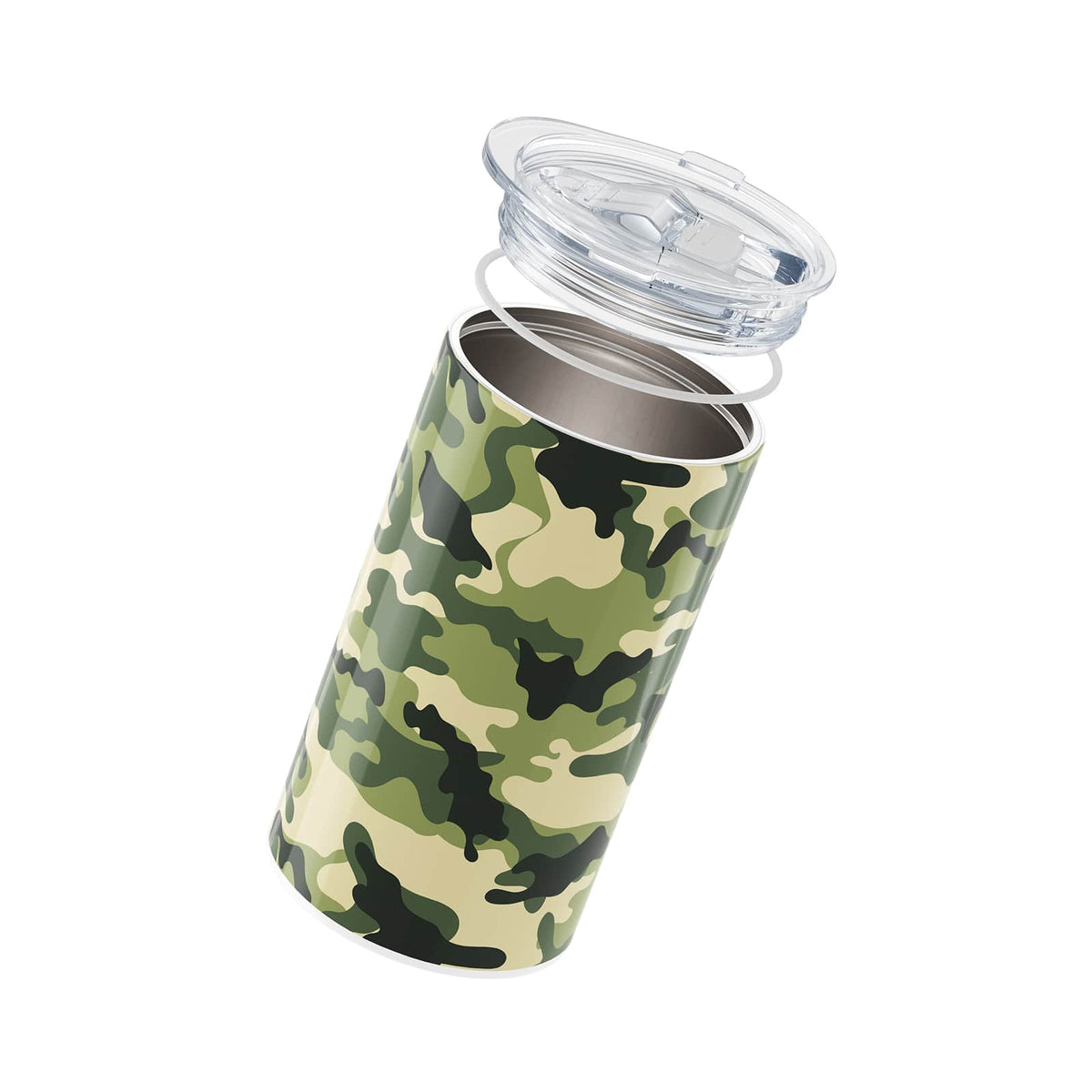 Lime Green Camouflage 340ml Coffee Cup By Hydronair 