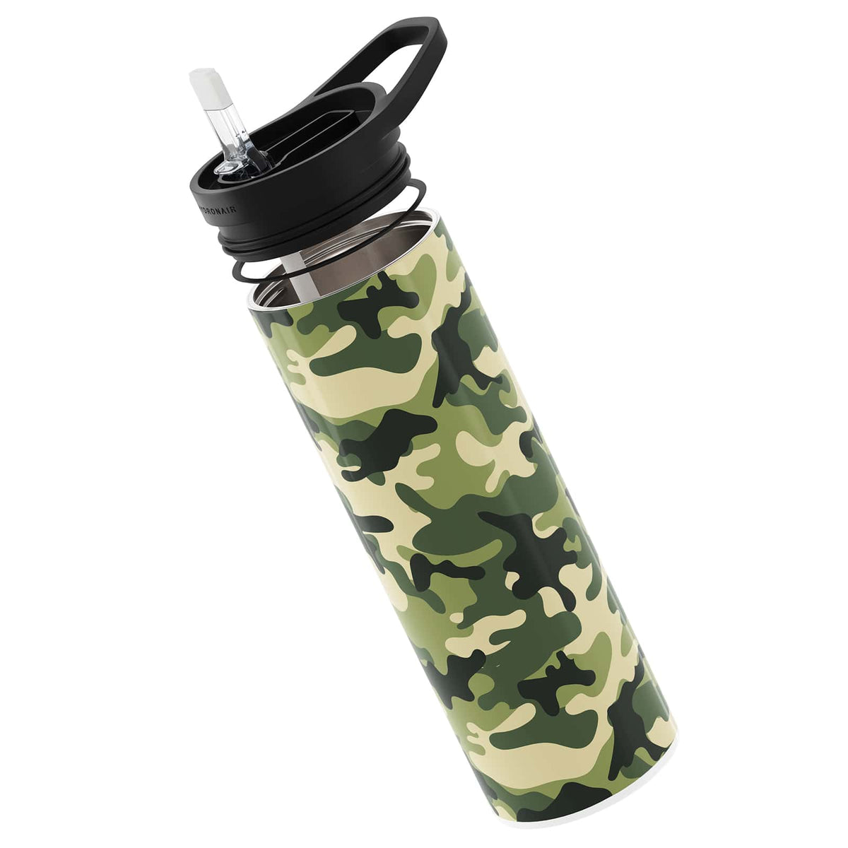 Lime Green Camouflage 560ml Reusable Bottle By Hydronair