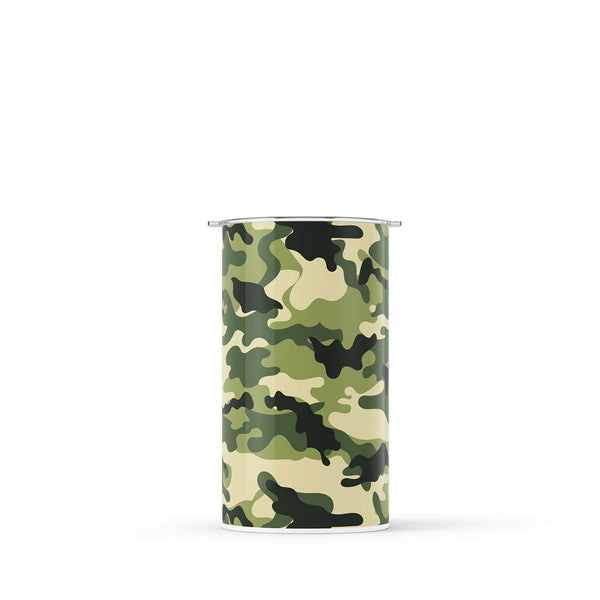 Lime Green Camouflage 340ml Reusable Coffee Cup By Hydronair 