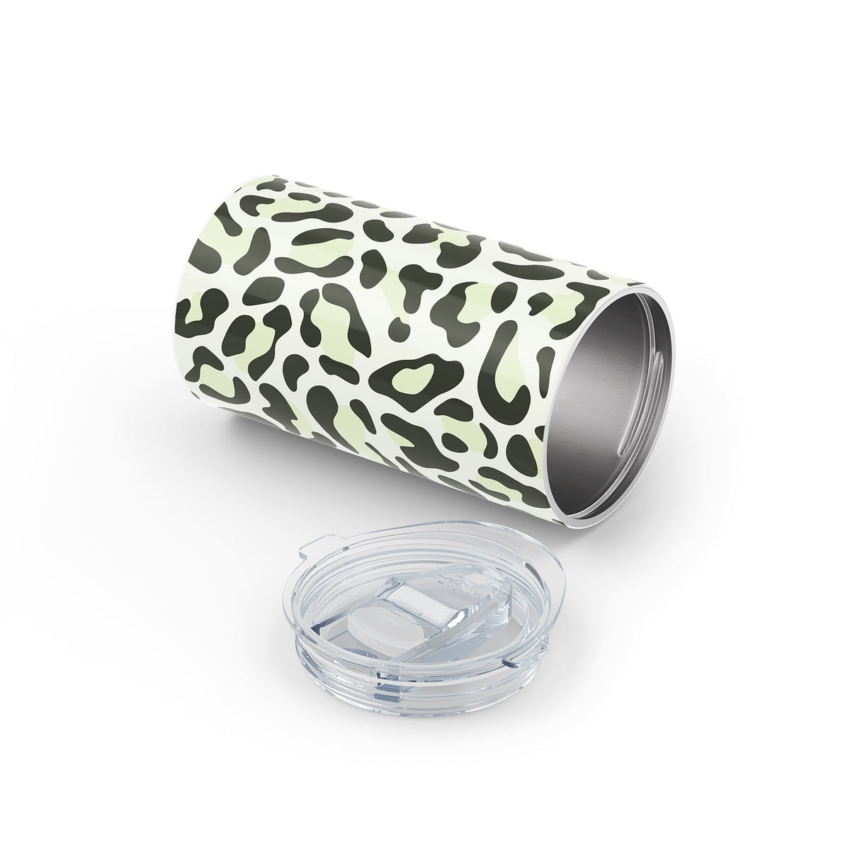 Lime Leopard Print 340ml Reusable Cup By Hydronair
