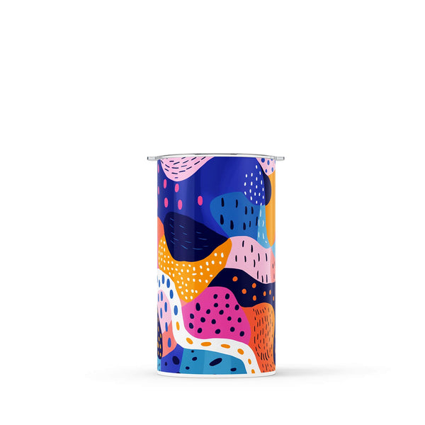 Mixed Abstract 340ml Reusable Coffee Cup By Hydronair
