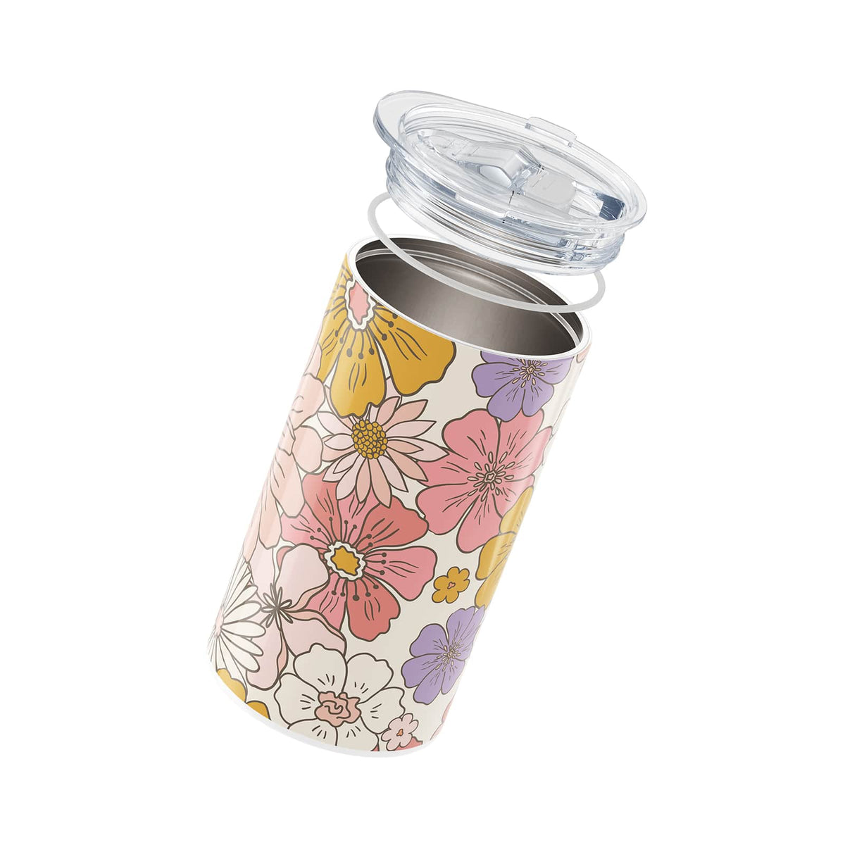 Multicolour Floral 340ml Coffee Cup By Hydronair